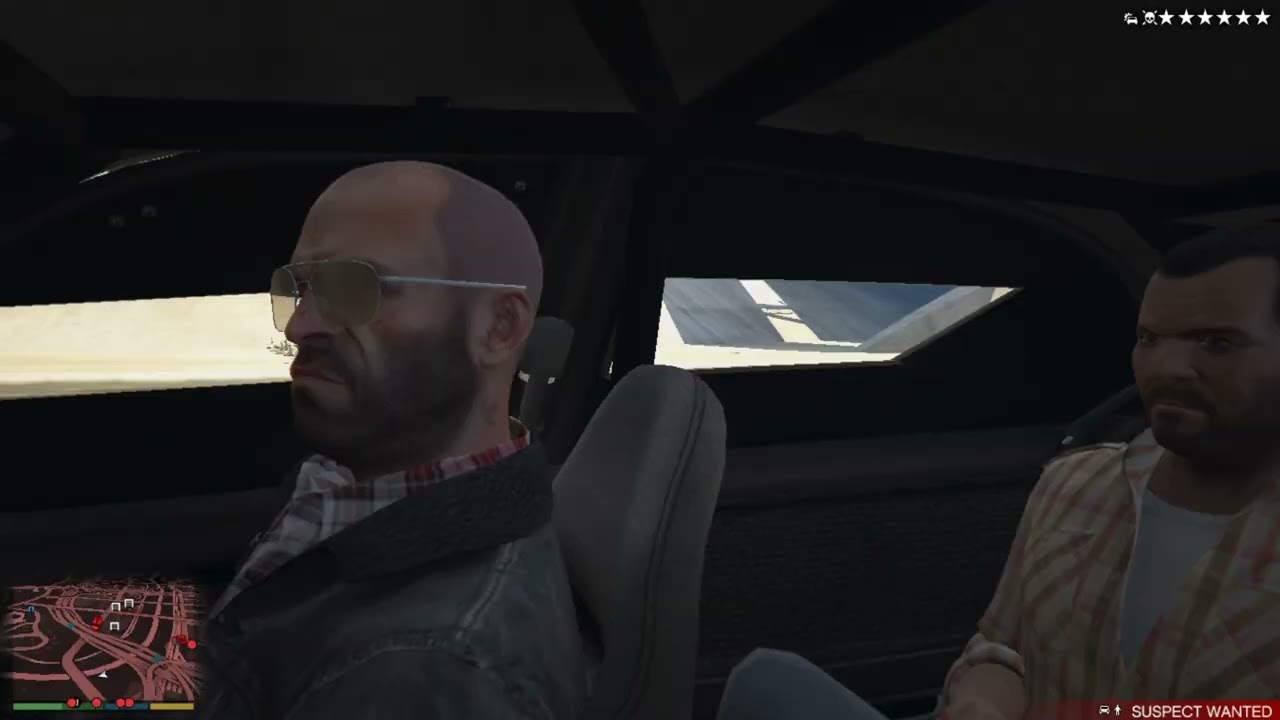 GTA V - Franklin, Michael & Trevor Rampage + Six Star Escape(RDE 3.1.6)