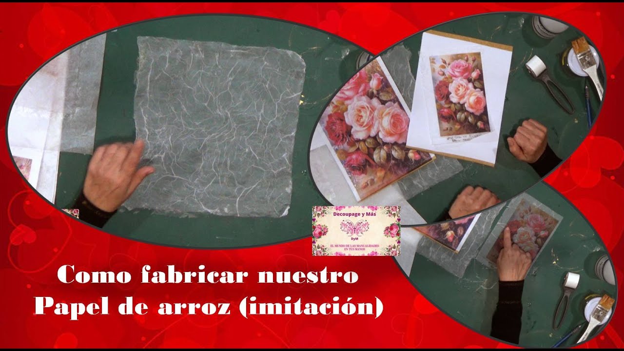 Como fabricar nuestro papel de arroz (imitación) 1ª parte