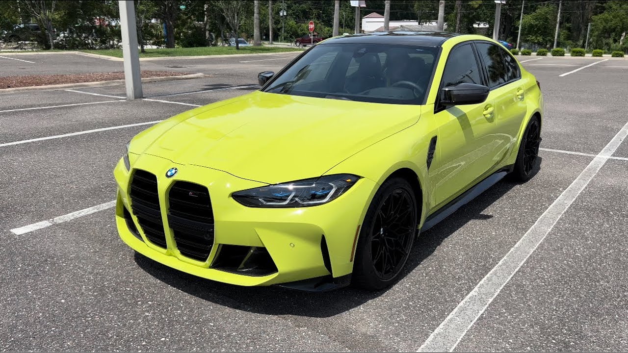 2022 BMW M3 Competition X-Drive Walk Around and Exhaust Clips.
