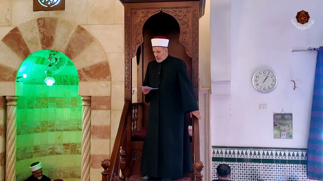 شعائر صلاة الجمعة في زاوية الأشراف في عمان  2 رمضان 1447 هـ