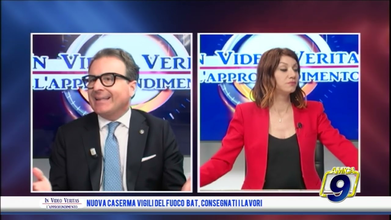 In Video Veritas - Nuova caserma vigili del fuoco Bat, consegnati i lavori