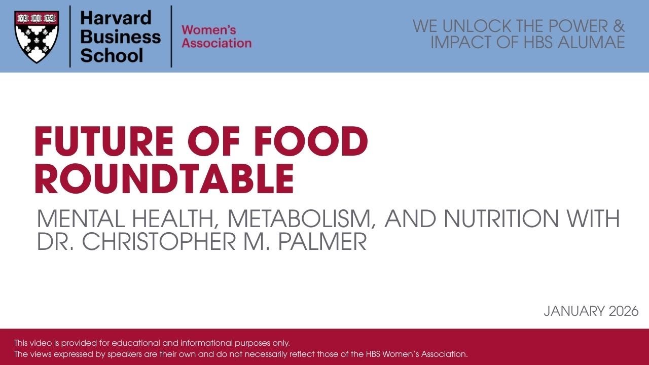Future of Food Roundtable: Mental Health, Metabolism, and Nutrition