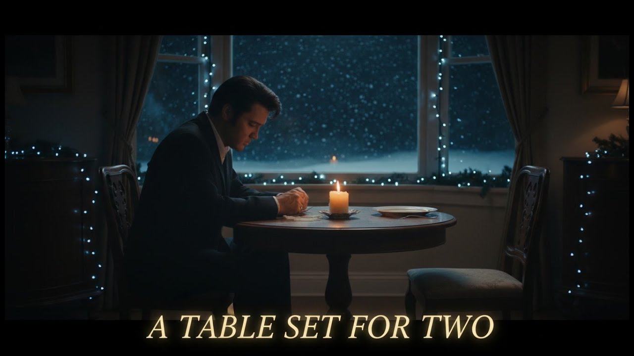 Elvis Presley - A Table Set For Two | Sad 60s Christmas Ballad | Vintage Holiday Song