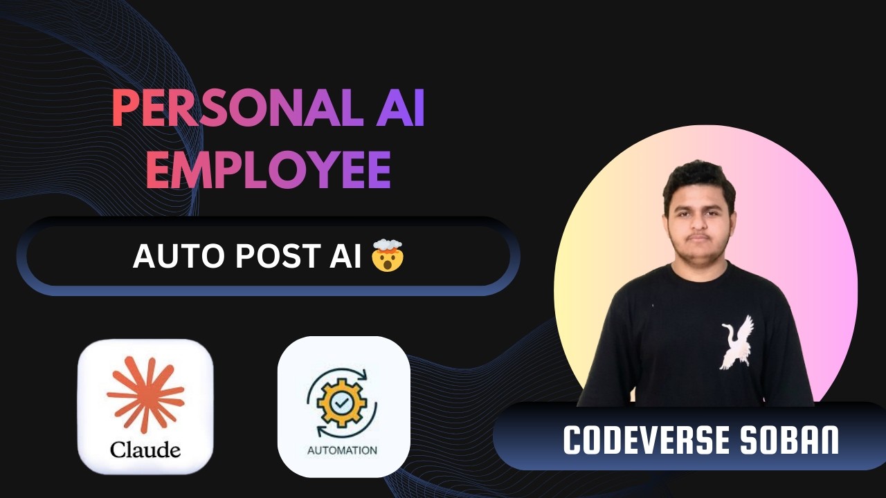Auto Post AI 🤯 | Personal AI Employee (Fully Automated System)