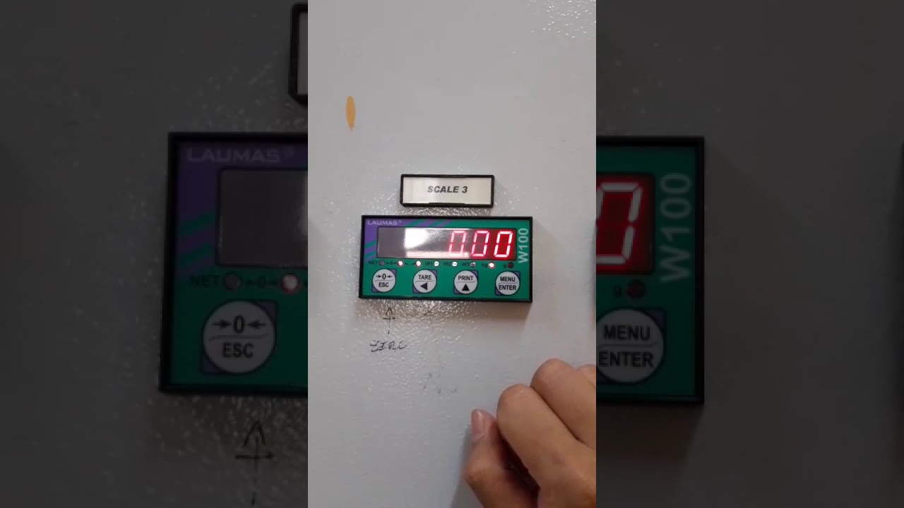 Calib đầu cân Laumas W100