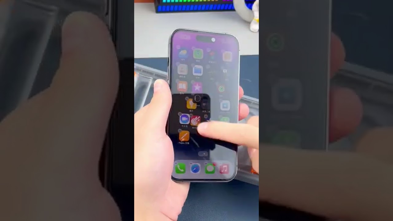 Super Cool Privacy Apple iPhone 14 Pro Screen Protector Apply! #shorts