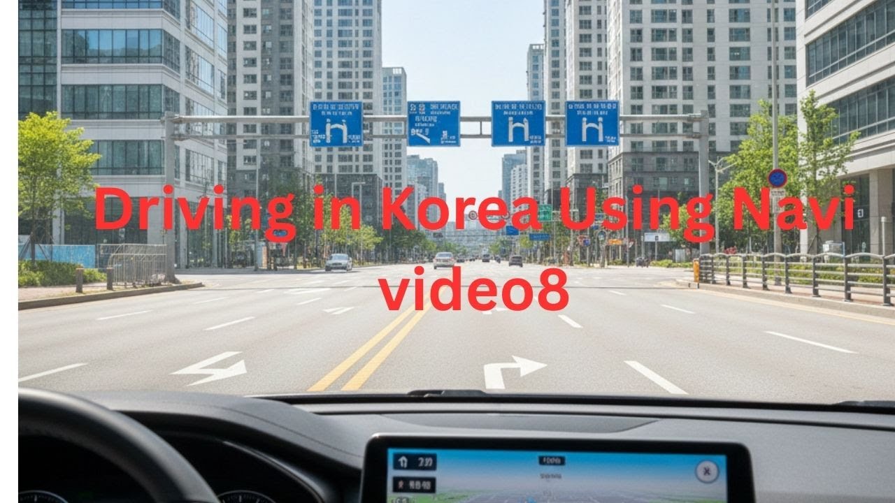 Driving in Korea Using Navi | Beginner Helpful Guide for nepali |in Korean Roads