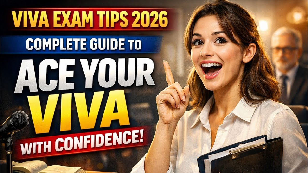 Viva Exam Tips 2026 | Complete Guide to About Your Viva with Confidence