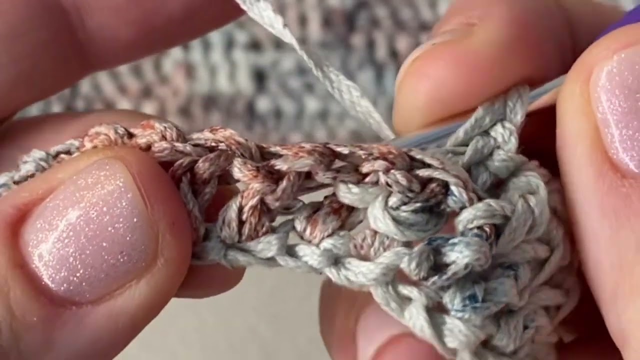 Tutorial Pochet con “ COTTON TAPE” www.maninmaglia.com