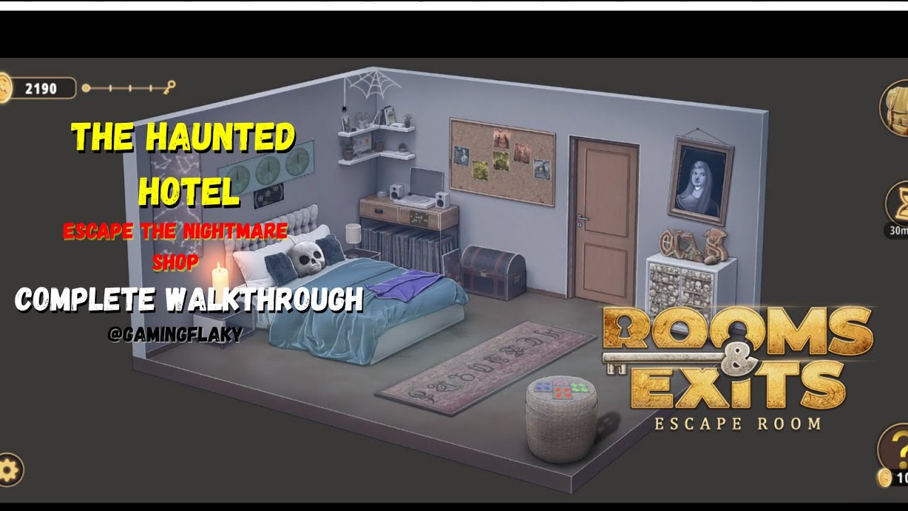 Rooms & Exits Escape The Nightmare Level 1 The Haunted Hotel | Latest Walkthrough Complete
