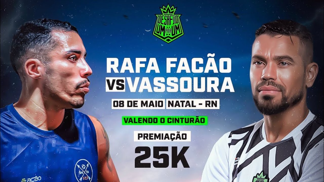 VASSOURA X RAFA FACÃO - DESAFIO 1 PRA 1