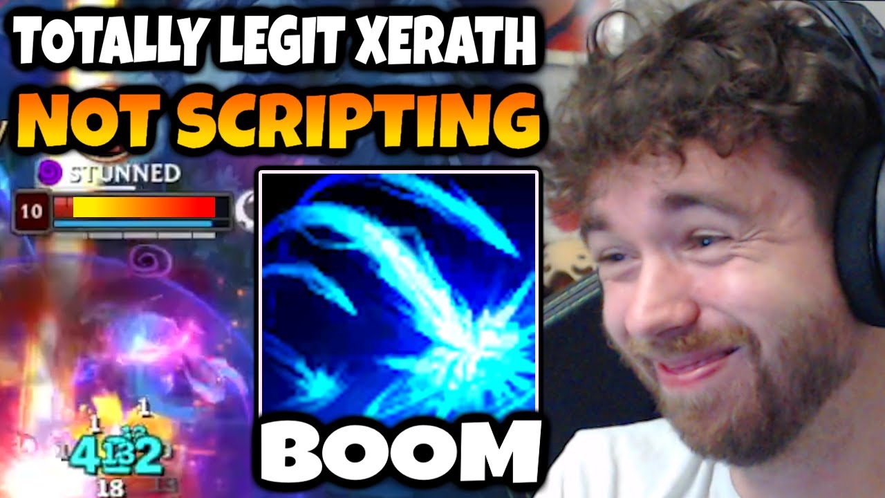 PekinWoof accidentally reveals he is scripting on Xerath (Very real and true)