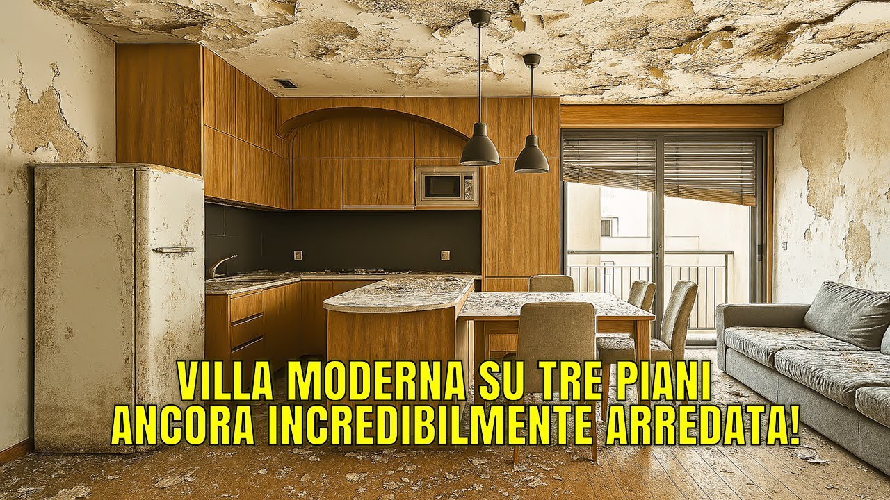 TROVO UNA VILLA DI LUSSO ABBANDONATA MA ANCORA ARREDATISSIMA!