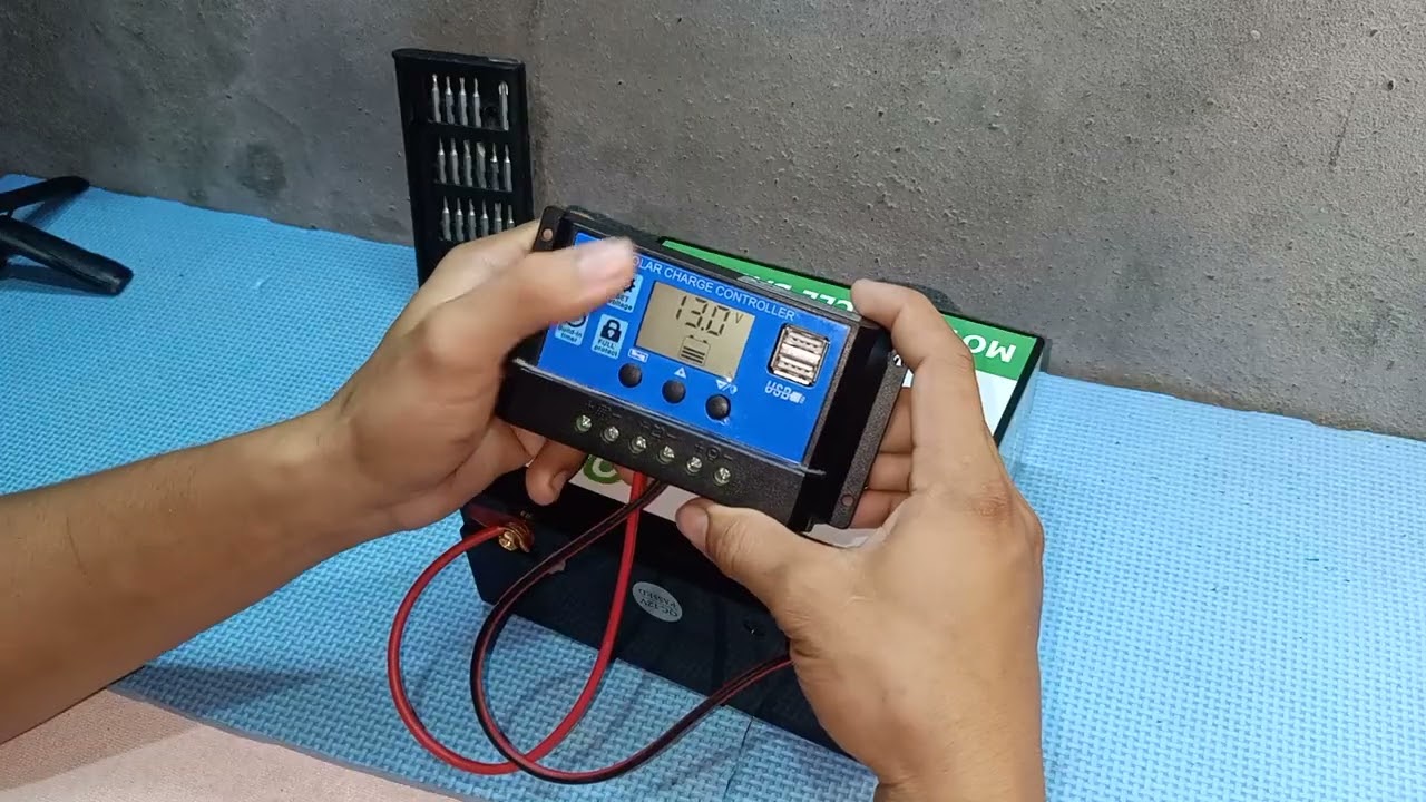PAANO I-SETUP ANG PWM SOLAR CHARGE CONTROLLER?