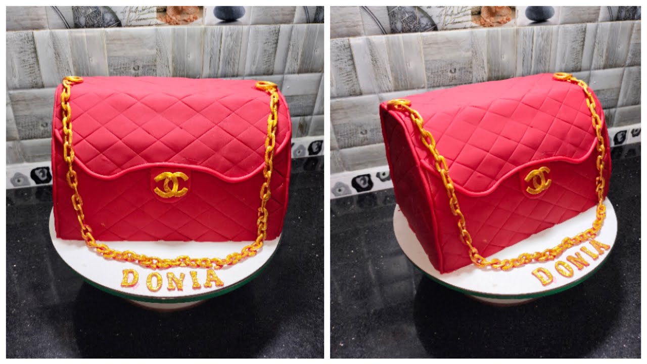 كيكة 3D بكل التفاصيل #sac chanel