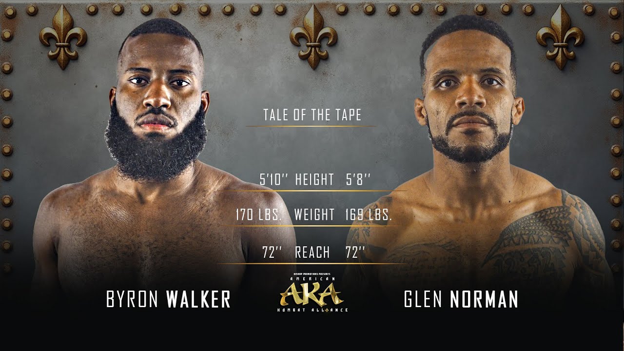 AKA 48 Bout 5 Glen Norman vs Byron Walker