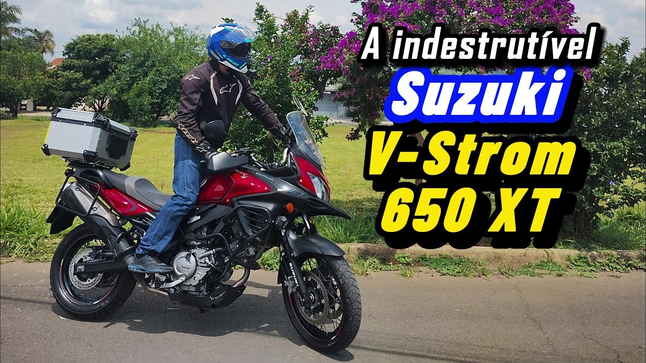 Testamos a V-Strom 650 XT  2018 da Suzuki , uma moto com muito conforto e durabilidade