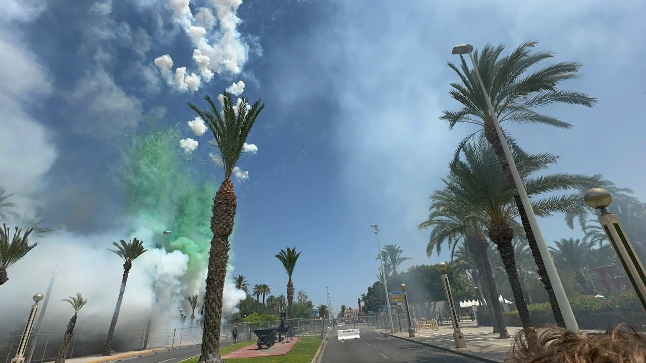 Mascletá Fiestas Agosto Elche 9.8.2024