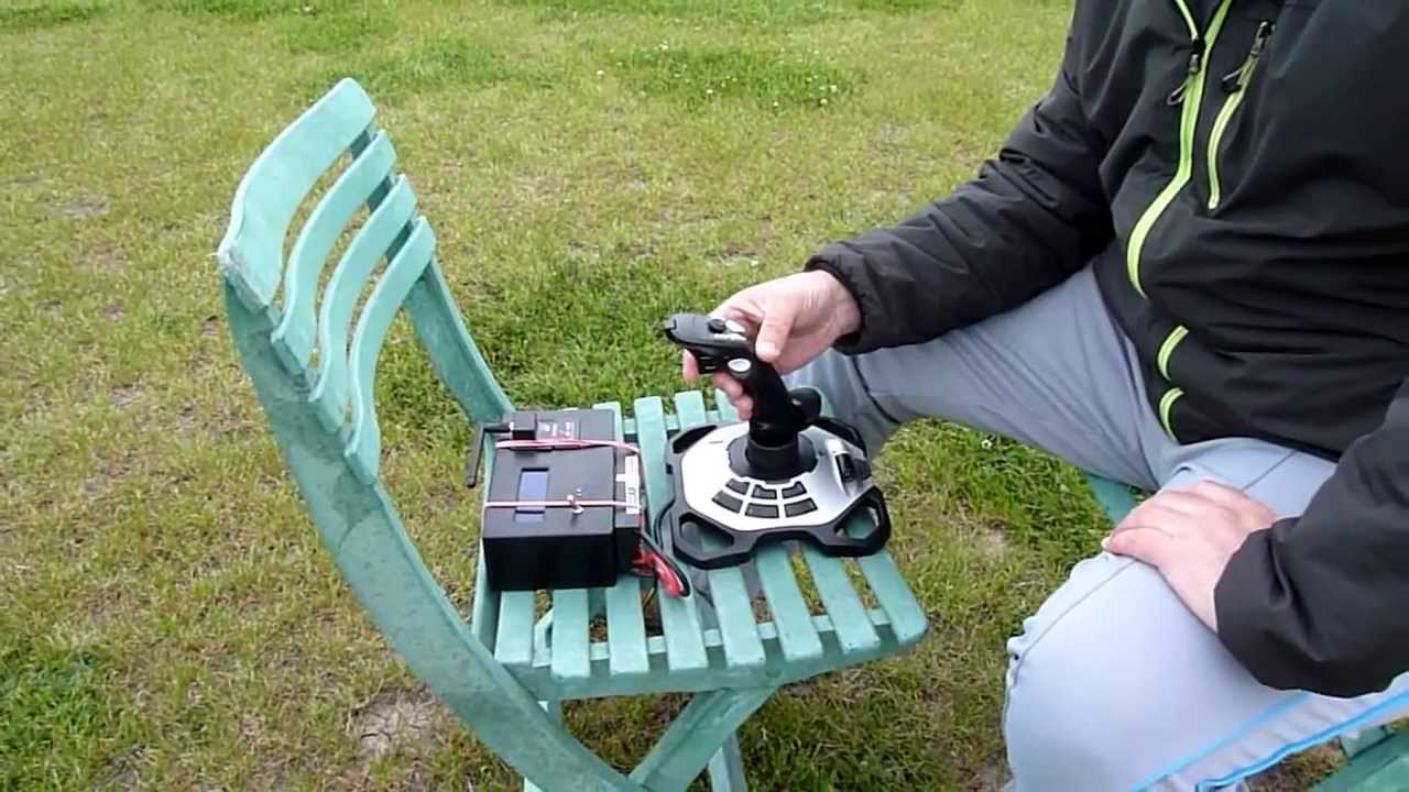 Flying an EasyStar with a Joystick