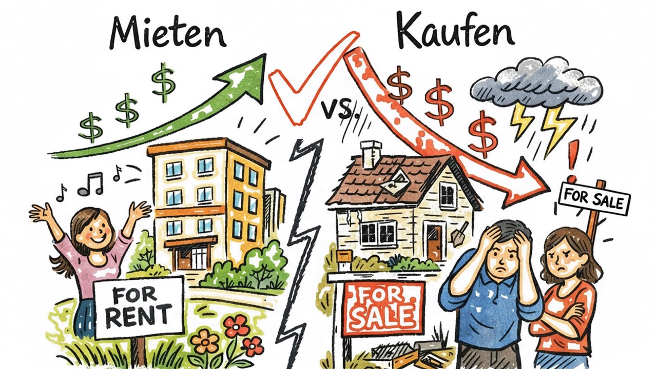 Mieten vs. Kaufen: Die 5%-Regel die dir niemand erklärt - Immobilien in Deutschland
