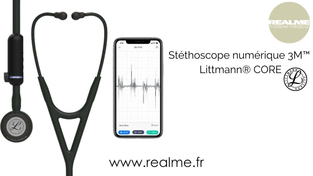 Présentation du Stéthoscope numérique 3M™ Littmann® CORE ⚕️ | realme.fr