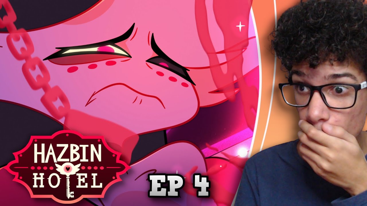 O EPISÓDIO MAIS PESADO ATÉ AGORA - Hazbin Hotel - React Episódio 4