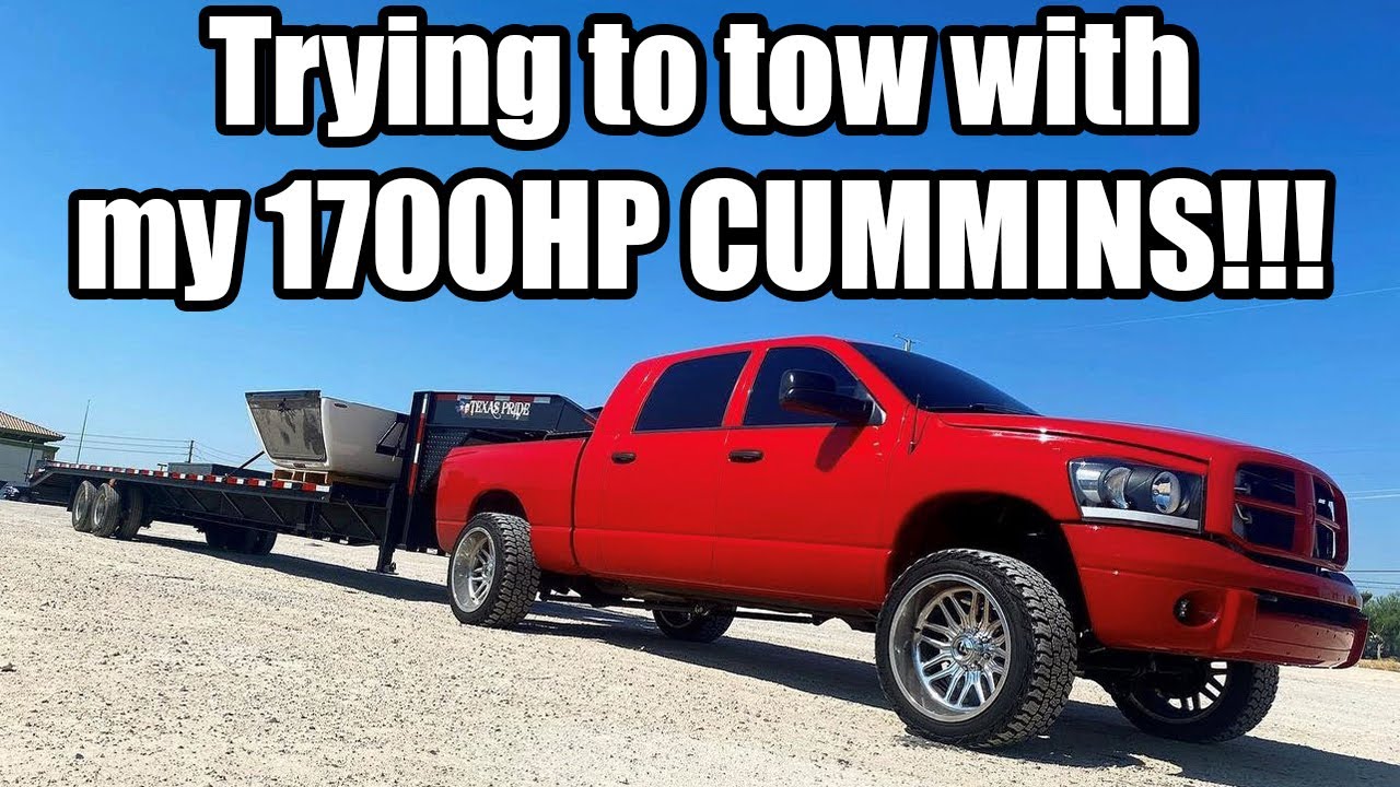 A day in the life with a 1700HP daily driven CUMMINS! FMVB 48RE & Hood stack