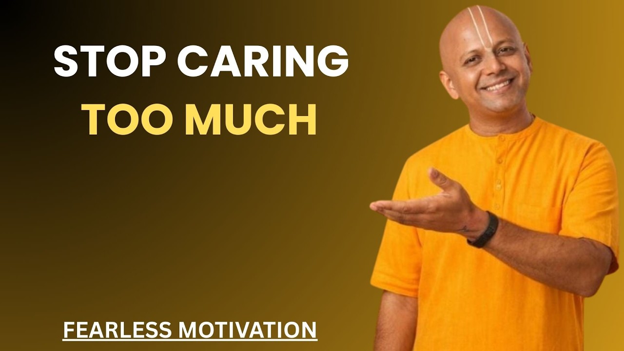 Stop Caring Too Much | Protect Your Peace & Self-Respect | Motivational Speech