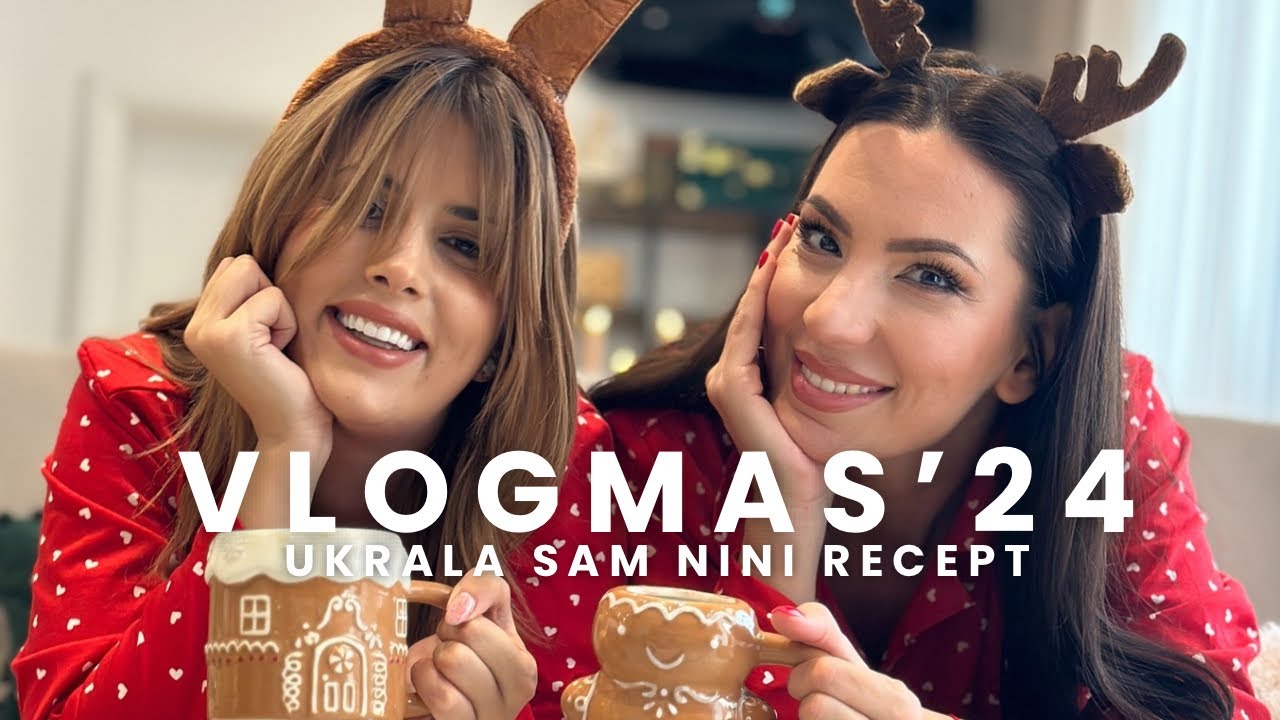 VLOGMAS ‘24 / Kako sam ukrala Nini recept/ PRAVIMO ZVRK KEKSIĆE