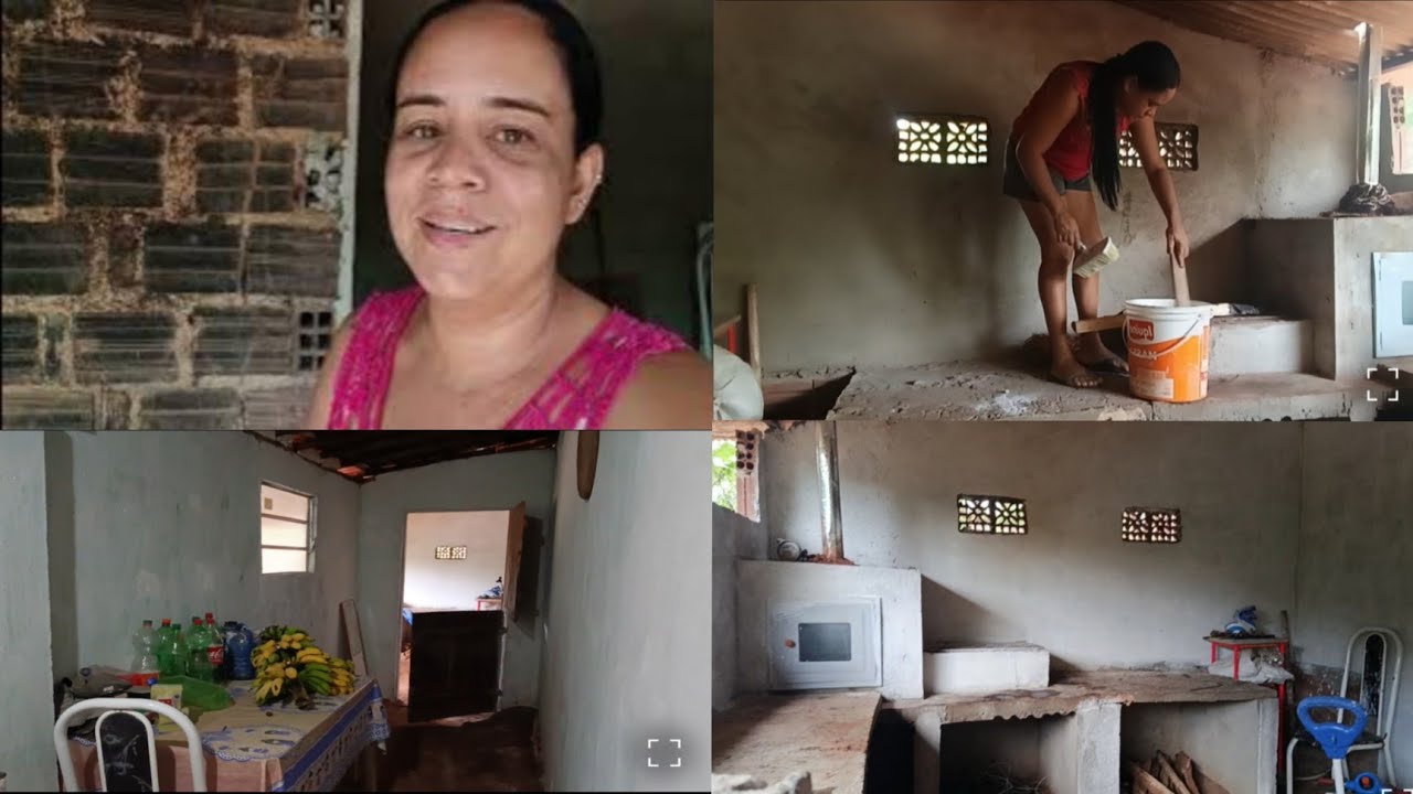FINALMENTE CONSEGUI PINTAR O RESTANTE DA COZINHA E A COZINHA DE FORA PASSEI CAU!! 