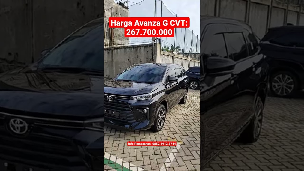Harga Avanza 1.5 G CVT Hitam 2022: 267.700.000,
