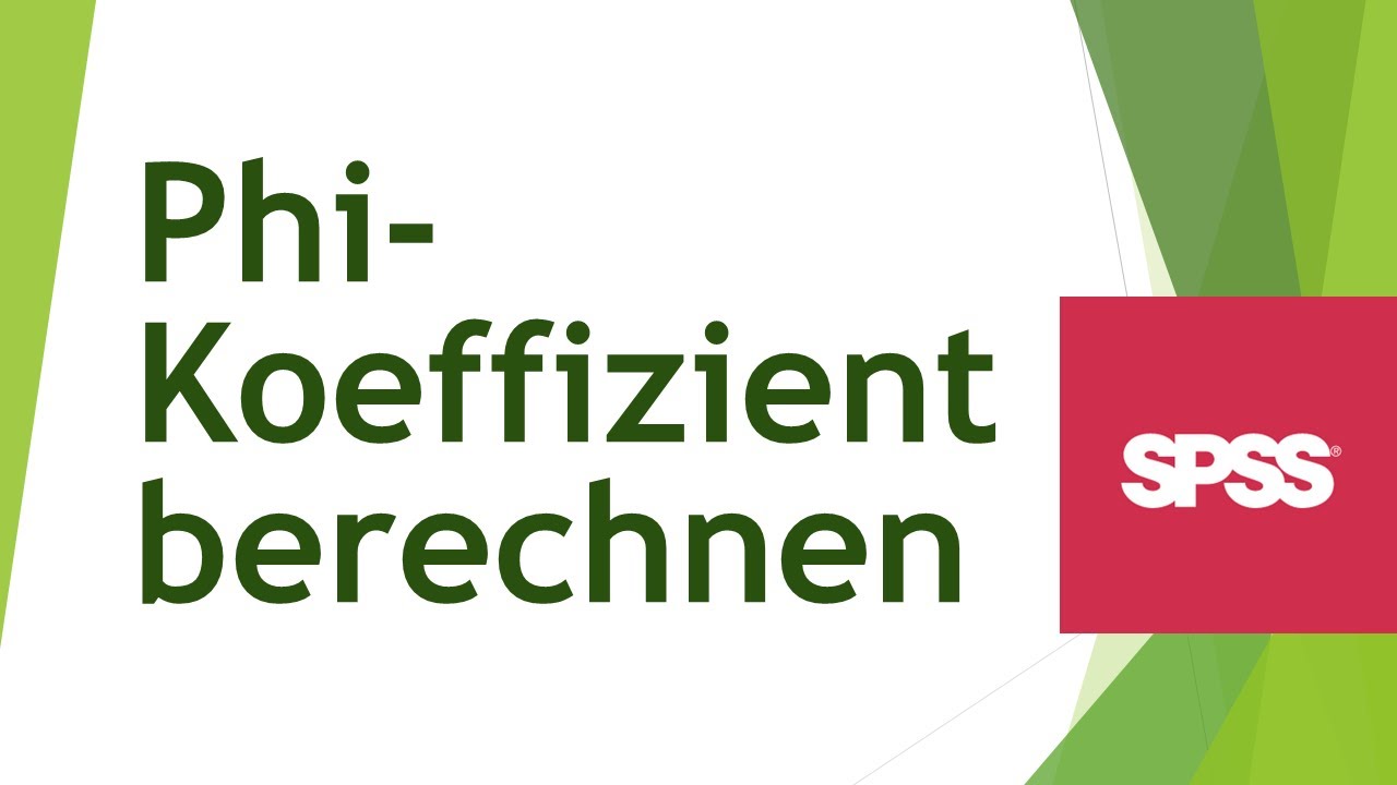 Phi-Koeffizient (Korrelationskoeffizient f&uuml;r dichotome Variablen) - Daten analysieren in SPSS (113)