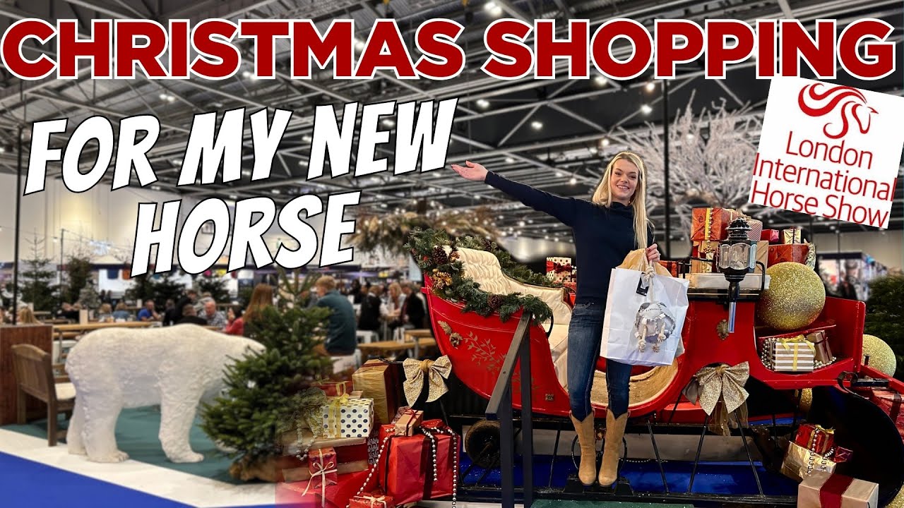 CHRISTMAS SHOPPING FOR MY NEW HORSE