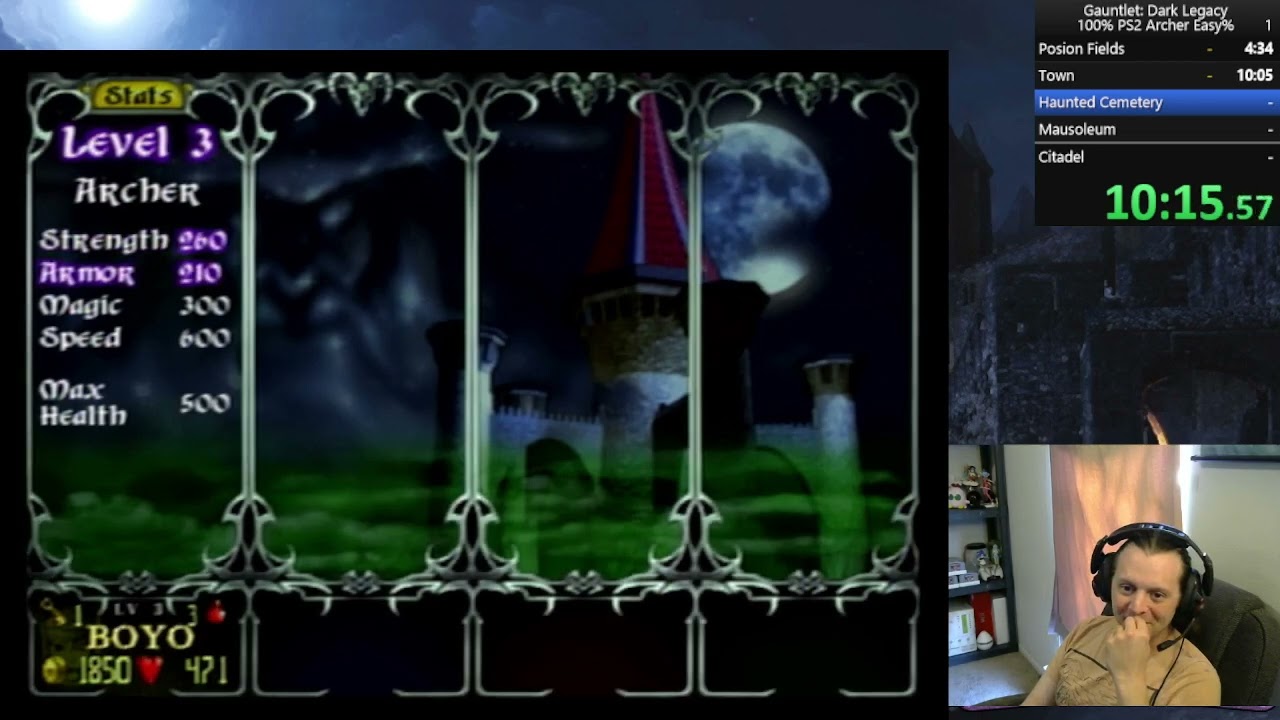 Gauntlet Dark Legacy 100% PS2 WR