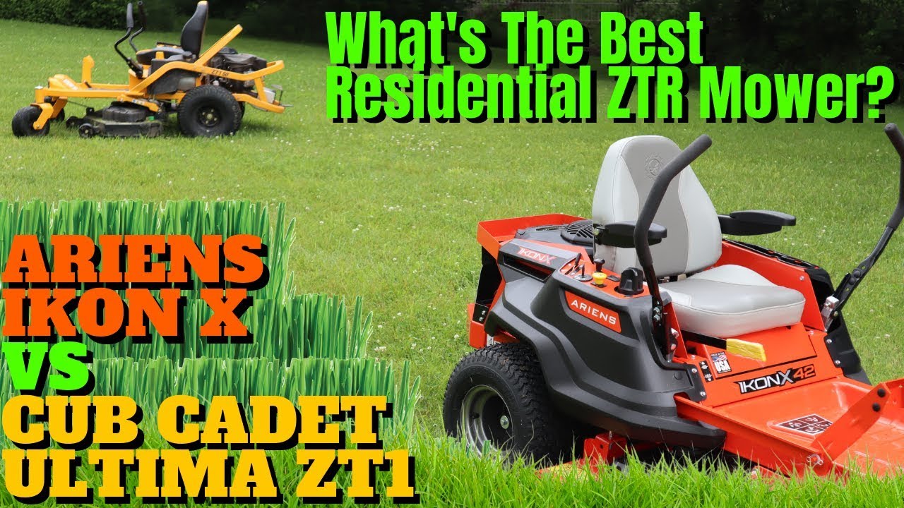 Лучшая бытовая газонокосилка с нулевым радиусом разворота | Ariens IKON X против Cub Cadet ULTIMA...