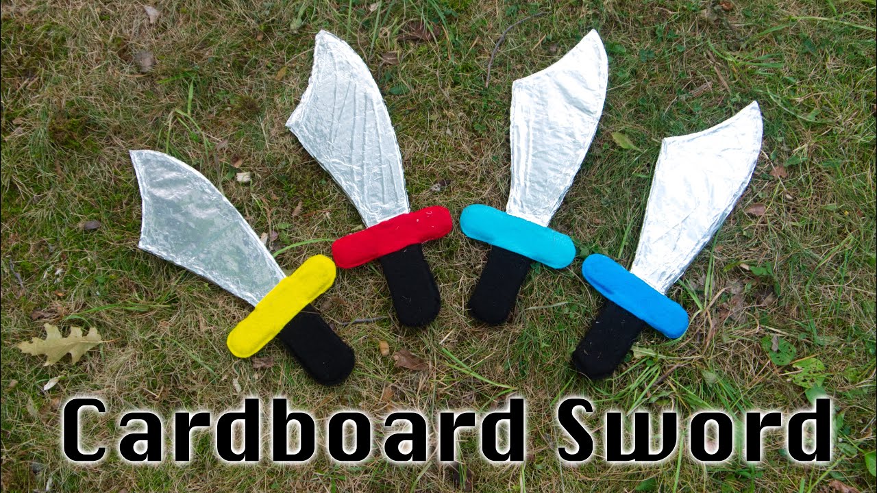 Cardboard Sword | HappyBankyCraftymom