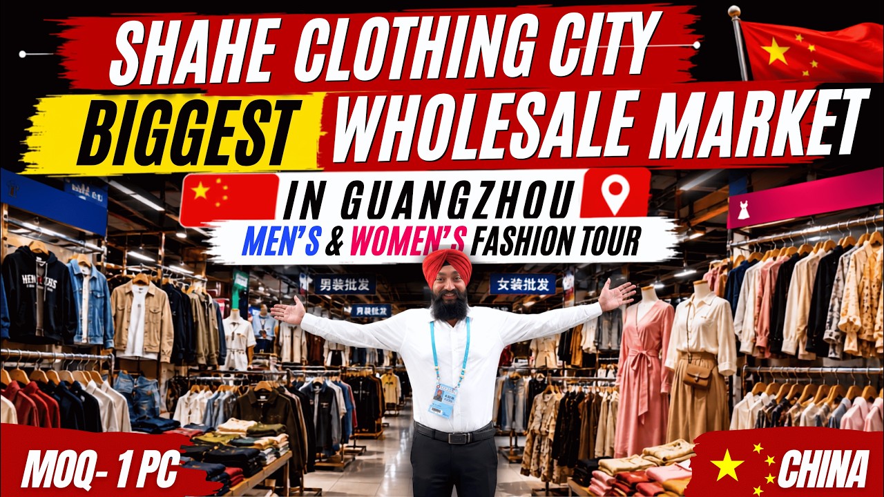 China's Biggest Wholesale Clothing Market in Guangzhou 🇨🇳 | Men's & Women's Fashion Tour