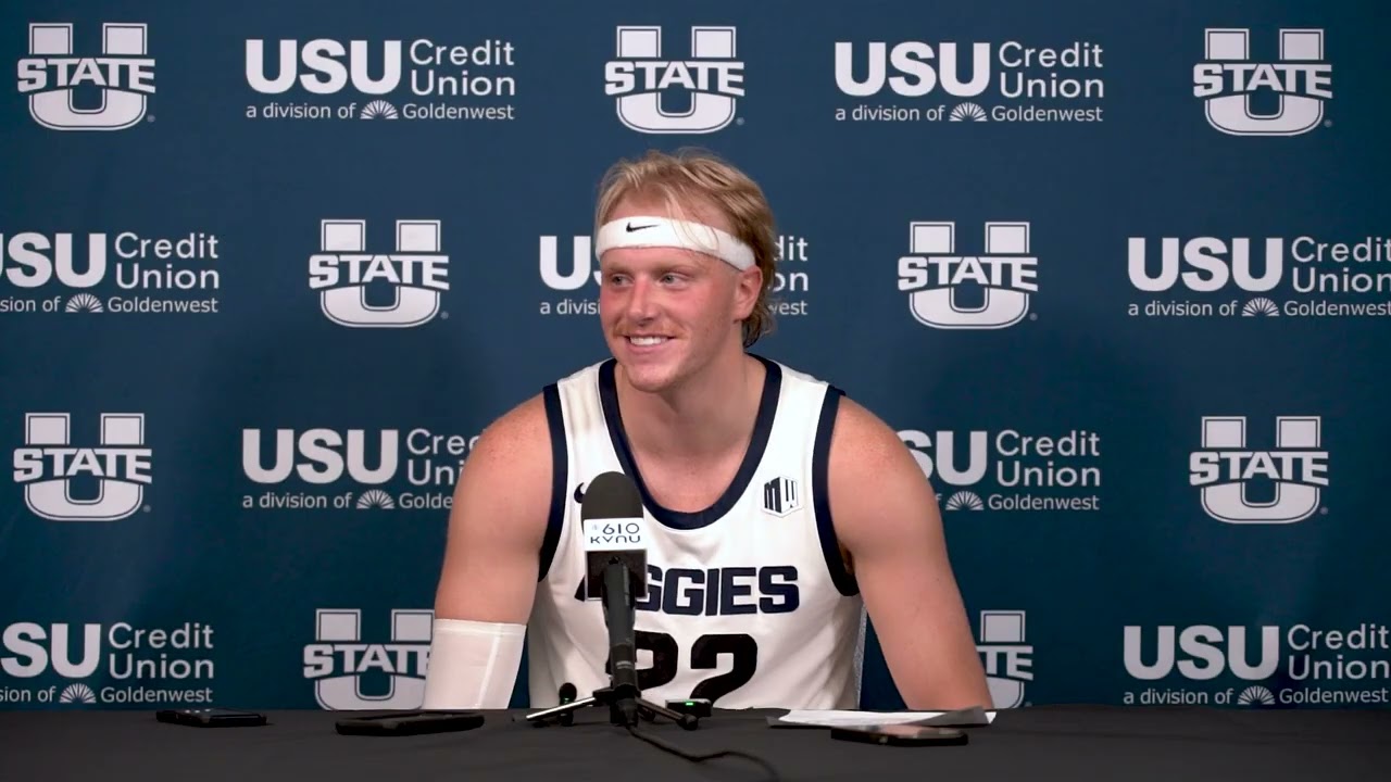 Karson Templin Postgame Press Conference - Utah State 84, Montana State 81 (OT) - 11/29/25