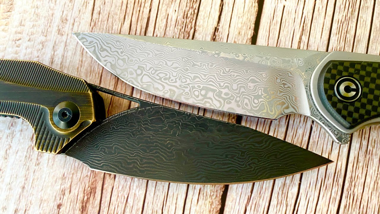 ДАМАССКАЯ СТАЛЬ! НОЖИ CIVIVI ASTICUS VS CIVIVI PLETHIROS DAMASCUS