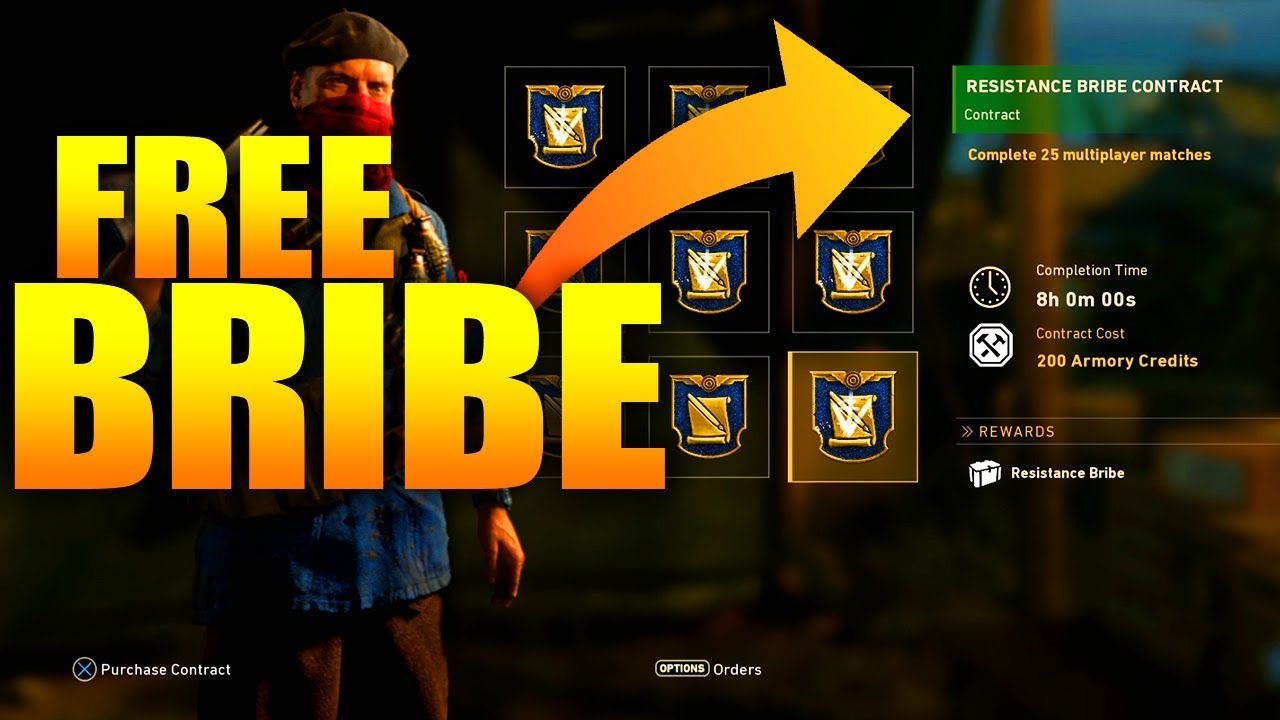 *NEW* FREE COD WW2 RESISTANCE SUPPLY DROP BRIBE!!!