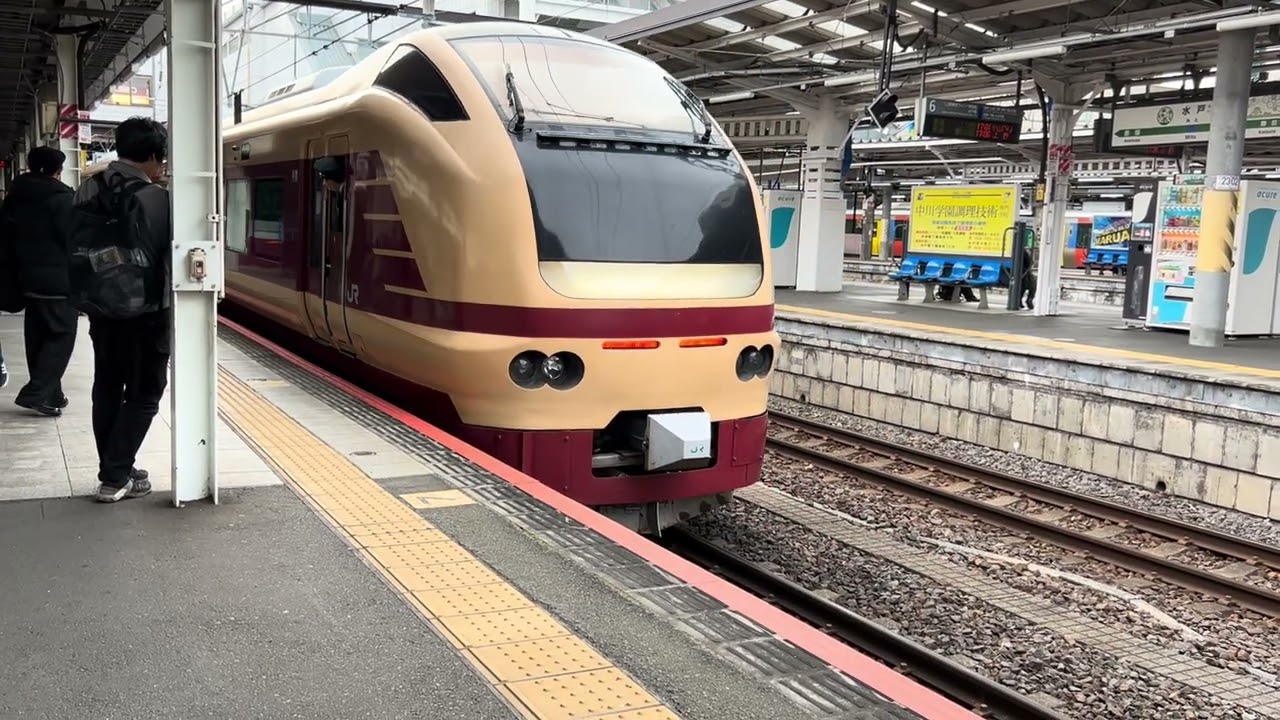 臨時の特急水戸偕楽園君津号#発車メロディー #鉄道 #臨時列車 