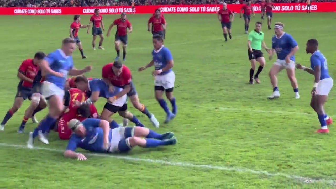 España 34, Namibia 15 rugby Estadio Central, Universidad Complutense, Madrid, noviembre 2022