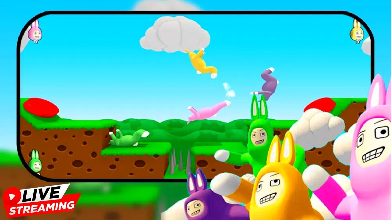 Super Bunny Man Online Multiplayer - Android - Gameplay #4