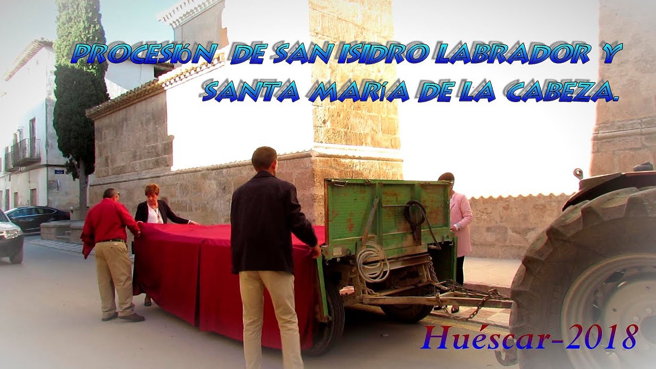 Procesión en honor a San Isidro Labrador. Huéscar-2018