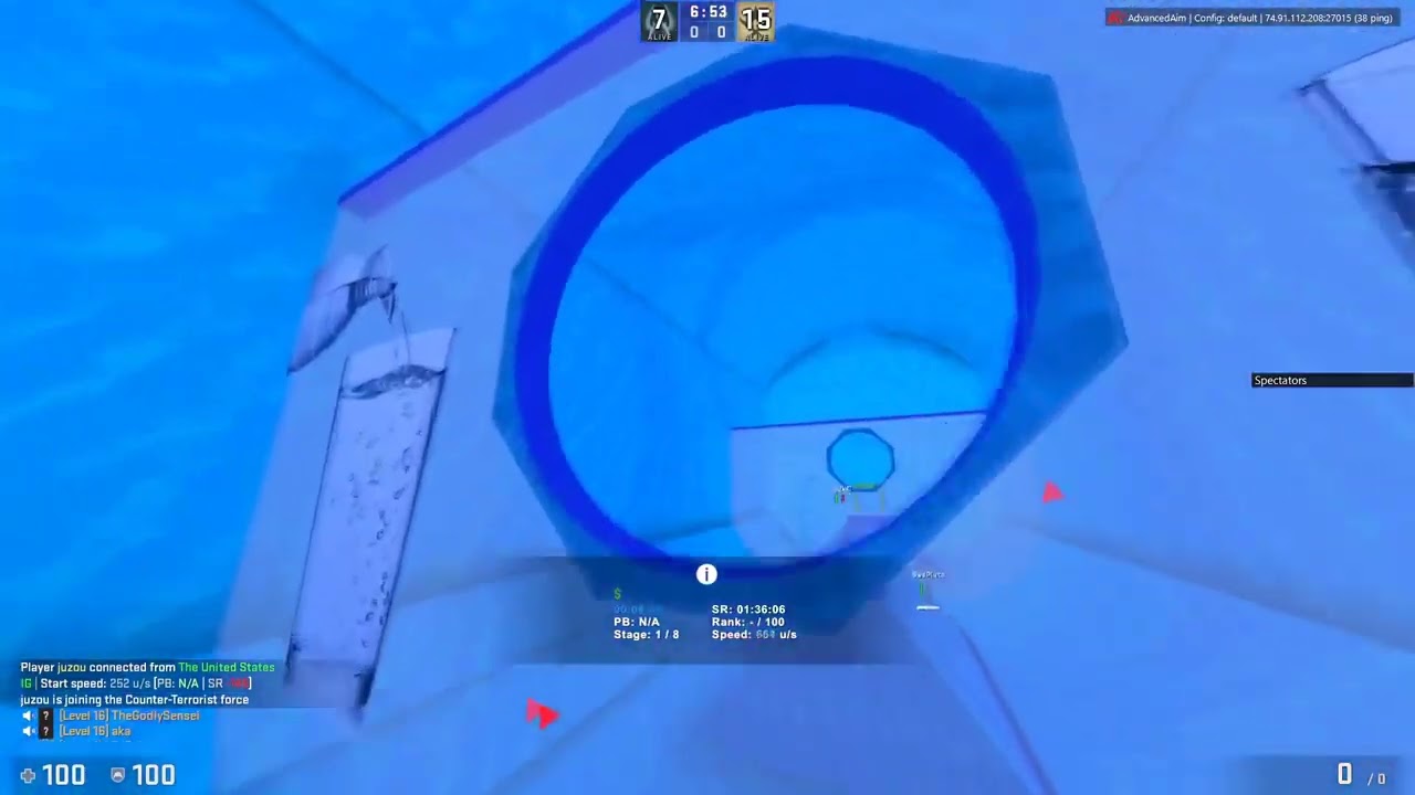 Buddah G Fans in a CS:GO Rap Surf Server [Noob Dog Reupload]