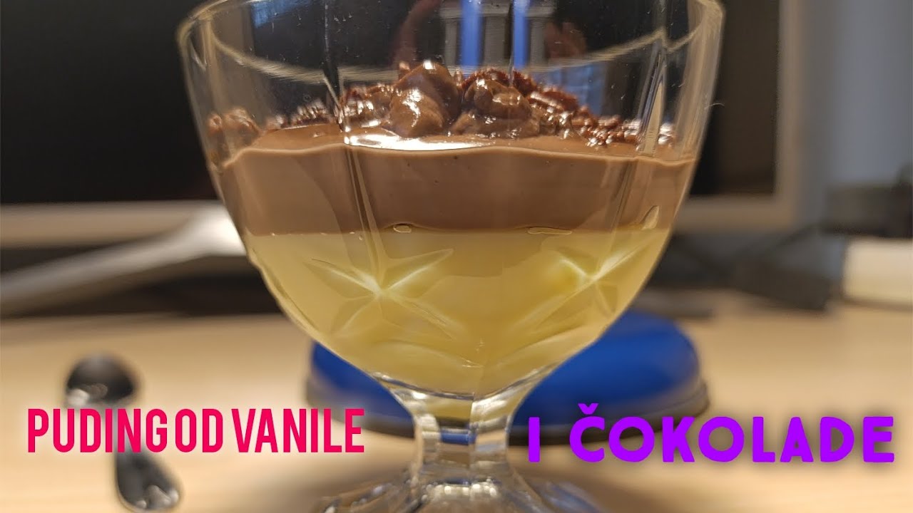 Puding od  vanile  i čokolade