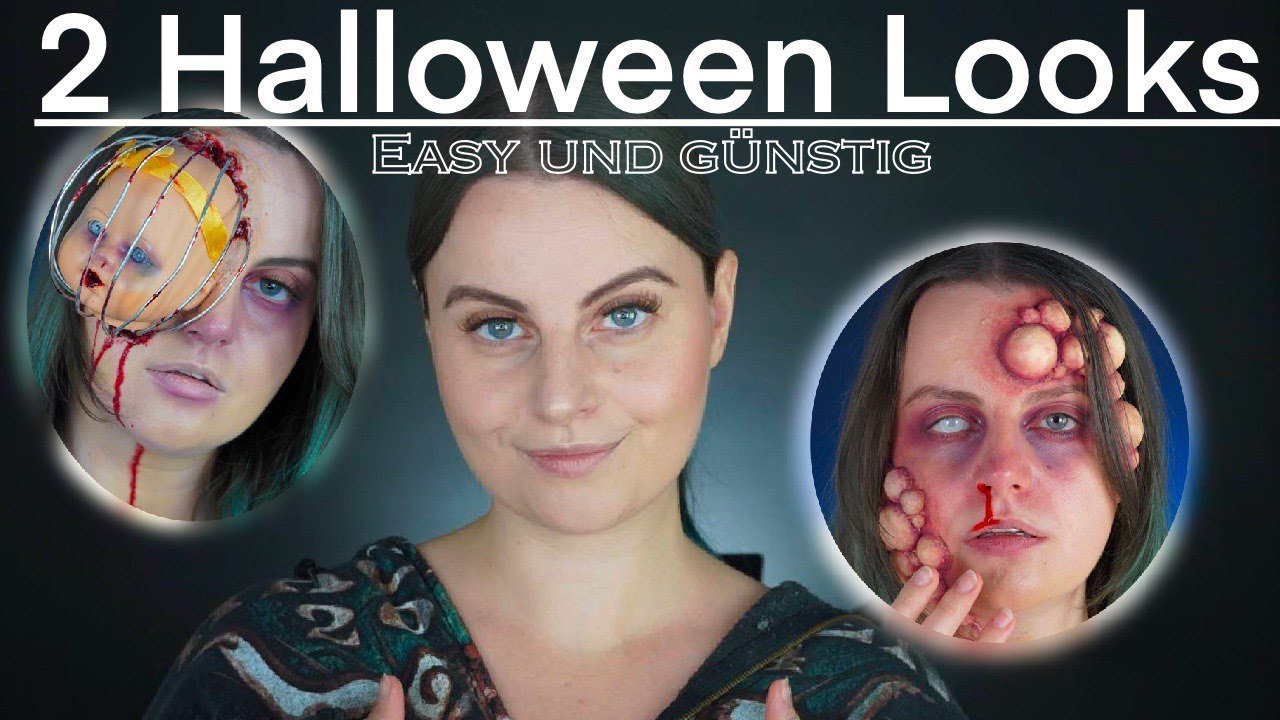 G&uuml;nstige und einzigartige DIY Halloween Looks | 2 Looks Tutorial | Unwissend Sch&ouml;n