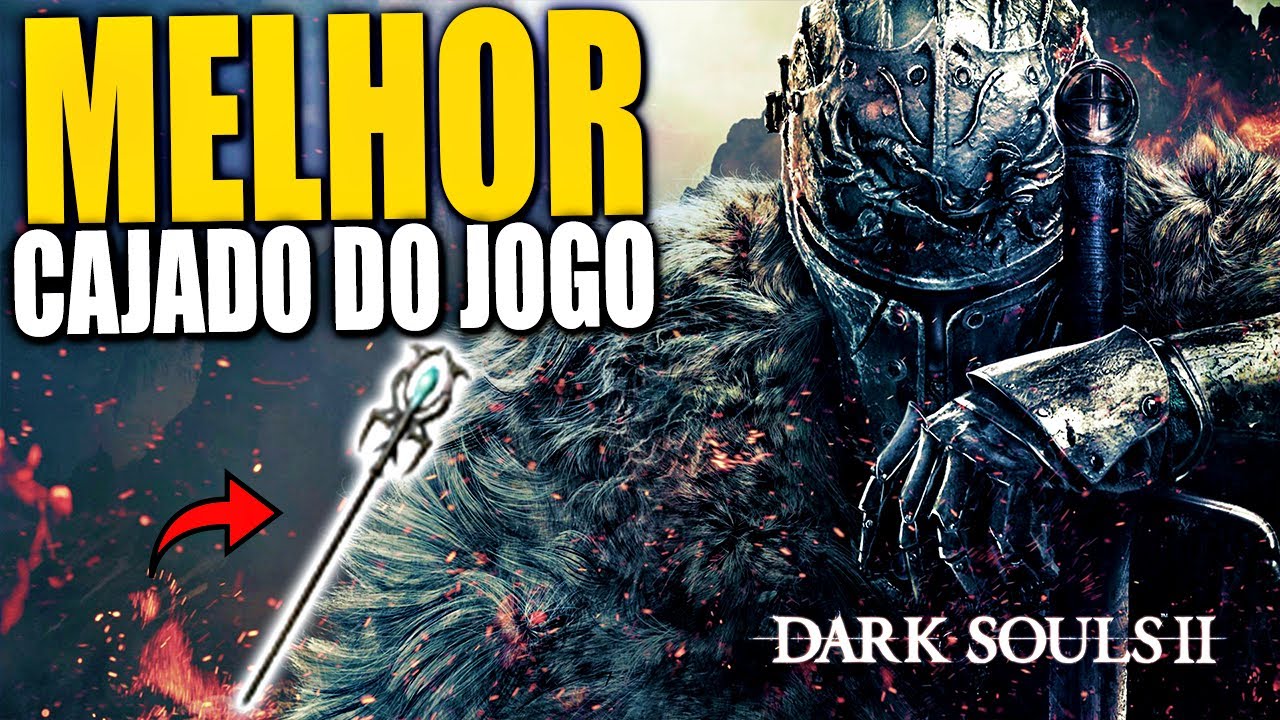 DARK SOULS 2 - MELHOR CAJADO PARA MAGIA + BLACK SET - STRAID SET