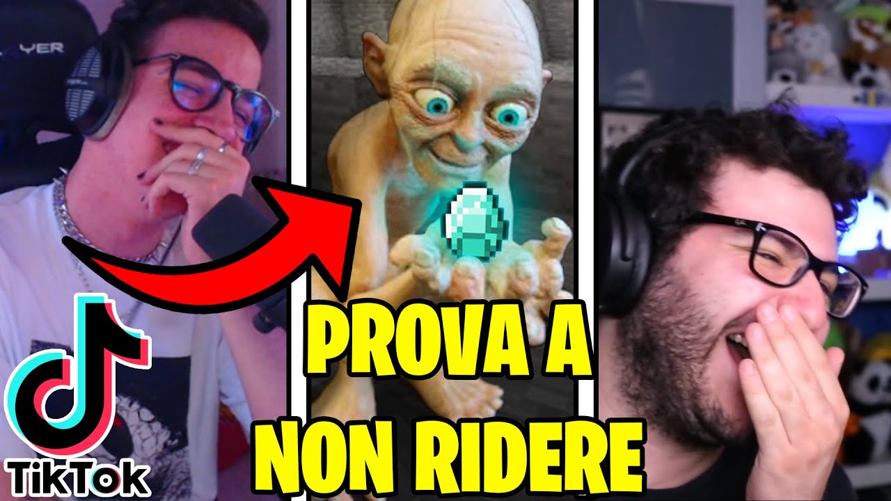 PROVA A NON RIDERE CON @Marcy !! REAZIONE A TIKTOK DI MINECRAFT DIVERTENTI!! 99% *IMPOSSIBILE* !!
