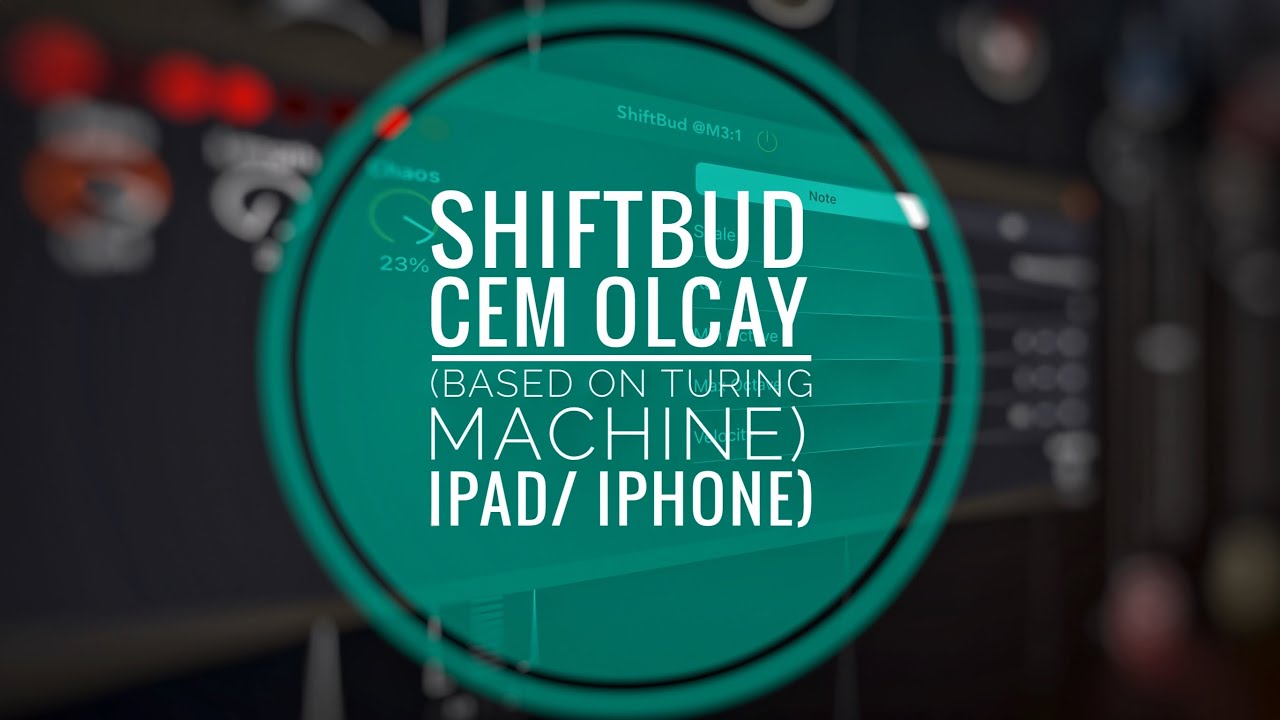 ShiftBud (iOS) by Cem Olcay - Generative Midi Sequencer (Based on Turing Machine Eurorack Module!)